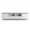 Modern TV Stand For Up To 80'' TVs, Media Console With Multi-Functional Storage