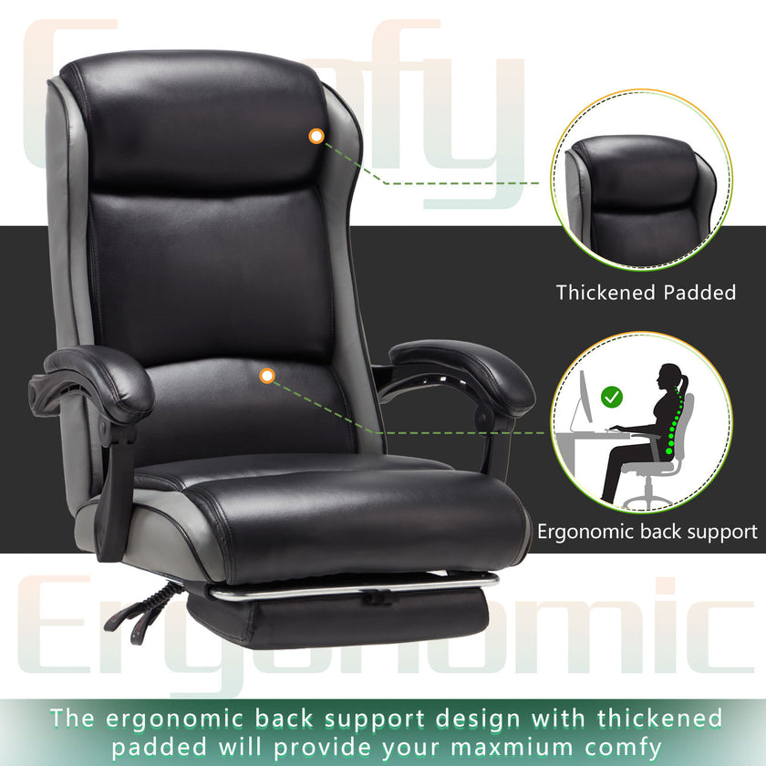 Executive Chair With Headrest Thicker