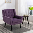 Modern Soft Velvet Ergonomic Accent Chair For Living Room, Bedroom, Home