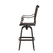 CAST ALUMINUM BAR STOOL