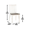 Joanna - Side Chair Set Of 2 Two Tone