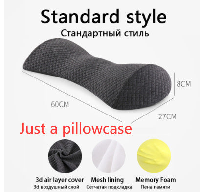 Pregnant Woman Sleeping On Bed To Support Lumbar Cushion