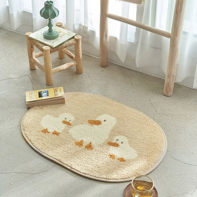 Duckling Drainage Station Ins Wind Speed Dry Bathroom Floor Mat