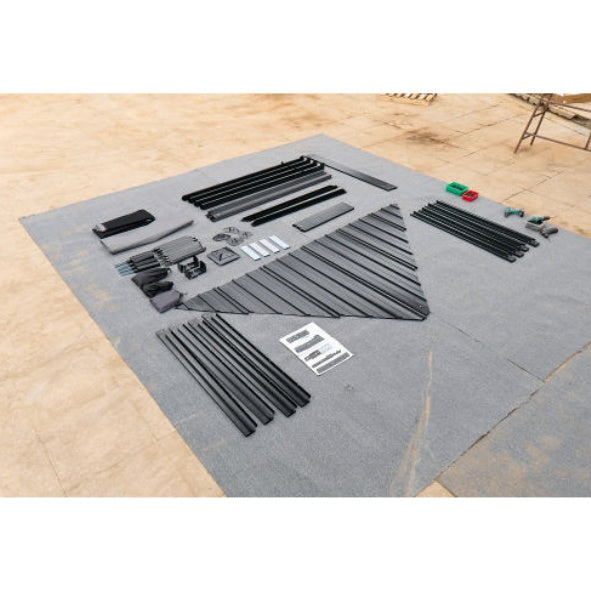 10x10FT Patic Gazebo,aluminum Gazebo With Steel Canopy,Outdoor Permanent Hardtop Gazebo Canopy For Patio, Garden,