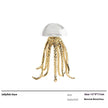 Jellyfish Decoration Metal Ocean Art Theme