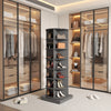 New 360 Gray Rotating Shoe Cabinet With 7 Layers Can Accommodate Up To 28 Paris Shoes