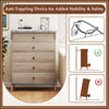 Farmhouse Chest Dresser Of Drawers Tall Storage Organizer
