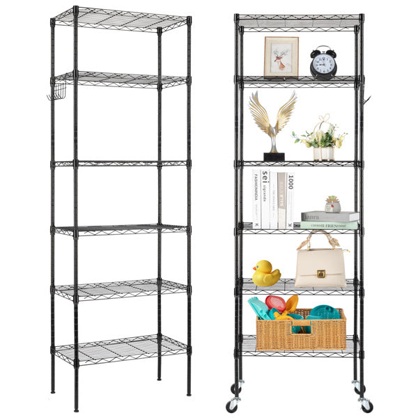 Six Layer Free Combination, Adjustable Layer Spacing, Household Shelf 55X30X165cm