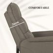 Power Lift Chair For Elderly, Fabric Recliner Sofa With Remote Control, Side Pockets, Quick Assembly, Coffee