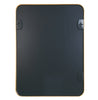 24x32 Inch Gold Metal Framed Rectangular Bathrrom Mirror For Wall.