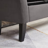 51.5  Bed Bench With Storage Grey Velvet