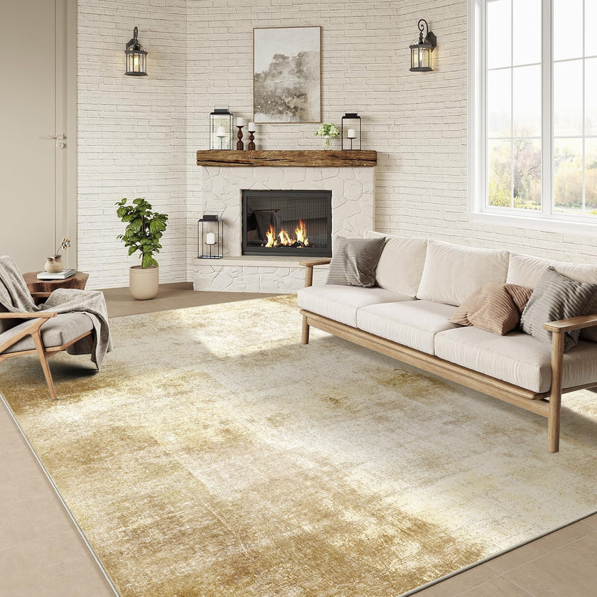 Persian Foldable Ink Painting Wall-to-wall Carpet