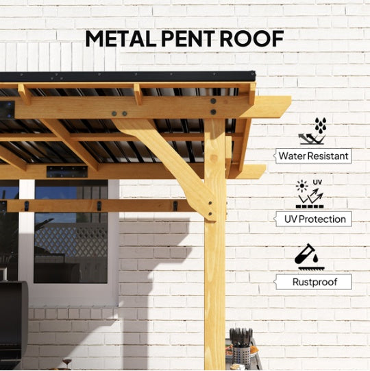 Grill Gazebo , Wooden BBQ Grill Gazebo
