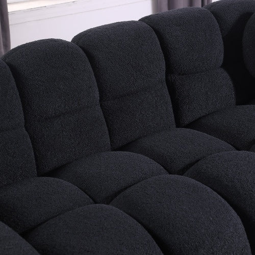87.4 Length ,35.83 Deepth ,human Body Structure For USA People, Marshmallow Sofa,boucle Sofa ,3 Seater