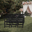 1pcs Black Plastic With Cushion Courtyard Plastic Folding Chair