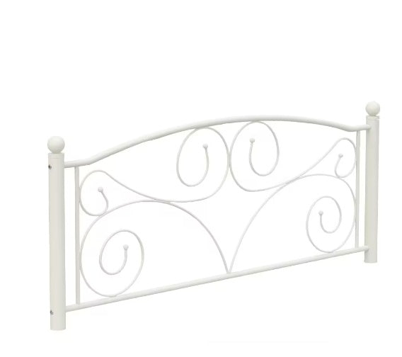 Full Size Unique Flower Sturdy System Metal Bed Frame With Headboard And Footboard