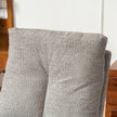Accent Rocking Chair With Footrest High Back Rubber Wood Rocking Legs Bedroom Living Space