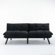 Black Convertible Folding Modern Sofa Bed