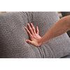 LY-024GY COMPRESSION SOFA  4-seater Combined Sofa, Crochet Yarn Fabric, Full Sponge Compression Sofa,combined Sofa With 4 Pillows For Home Living  Home Furniture  Apartment  Office  House