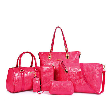 Six-piece Single-shoulder Messenger Handbag