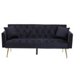 Modern Velvet  Sofa Bed Folding Futon For Lving Room