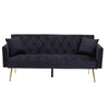Modern Velvet  Sofa Bed Folding Futon For Lving Room