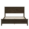 Modern Solid Wood Full Size Platform Bed With Sturdy Wooden Slats Support,No Box Spring Needed, Espresso