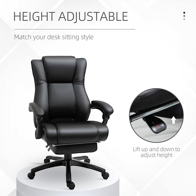 Executive High Back Office Chair Executive Computer Desk Chair with PU Leather
