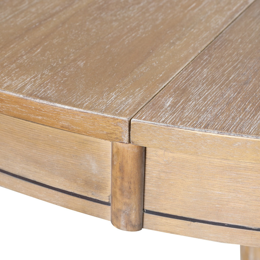 Modern Dining Table Set For 4 - Round Table & 4 Chairs, 5 Piece Kitchen Set