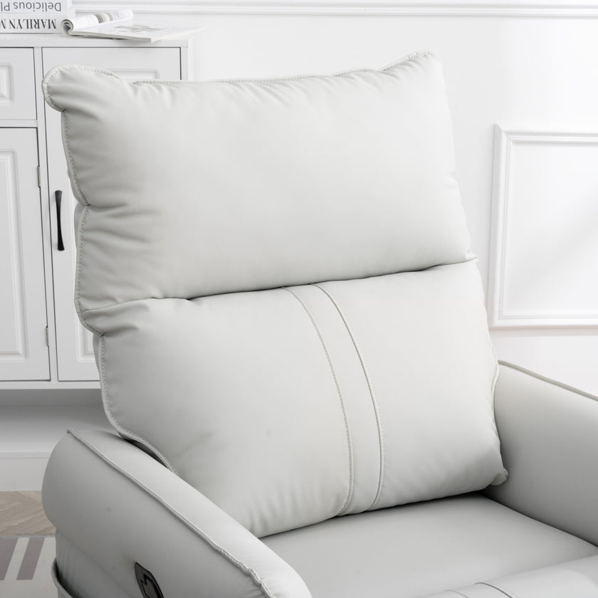 360  Swivel Rocking Recliner Chair, Nursery Glider, Modern Small Rocker