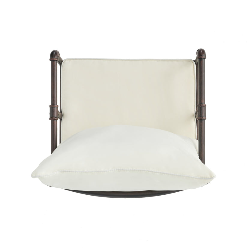 Outdoor Terrace Rotating Soft Cushion Adjustable Height Bar Stool Adjustable Height