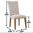 Riverdale - Side Chair Oatmeal