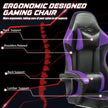 Ergonomic Gaming Chair For Adults, Adjustable Lumbar Backrest Office Chair