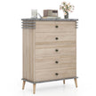 Farmhouse Chest Dresser Of Drawers Tall Storage Organizer