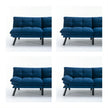 Navy Blue Convertible Folding Modern Sofa Bed