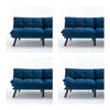 Navy Blue Convertible Folding Modern Sofa Bed