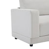 81 Modern Square Arm Sofa With Soft Velvet Upholstery, Deep Cushions, And Sturdy Legs In Navy Blue For Living Room Or Bedroom