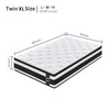 12 Inch Hybrid Mattress Individual Pocket Spring Breathable Memory Foam Knitted Cover CertiPUR-US