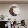 New Chinese Style Dining Room Dining Table Hanging Painting Punch-free Wall Clock