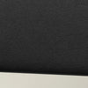 Single Sofa Chair, Upholstered Comfortable Chair With Armrests, For Dining Room Bedroom  Living Room Reception   BLACK 30.9X30.51X30.11