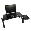 48 X 26cm Portable Home Assembly Folding Table Black