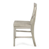 Acacia Wood Dining Chairs, Light Grey Wash, 21D X 17.75W X 35.5H Inch  Set Of 2