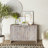 Farmhouse Style 3-door Wooden Cabinet