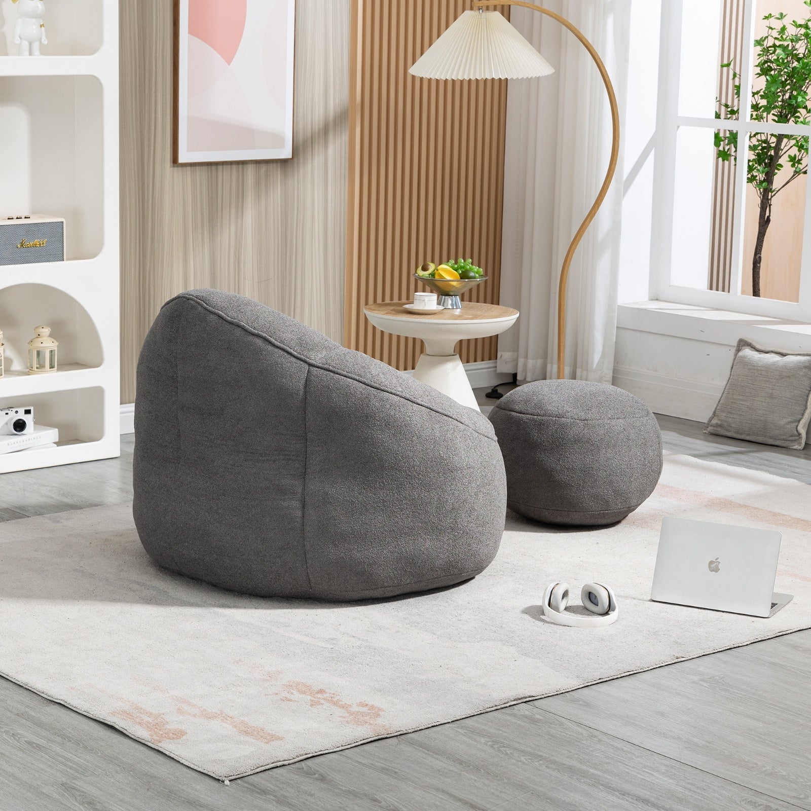 Bean Bag Sofa Chair High Pressure Foam  With Padded Foam Padding
