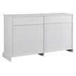 TREXM Kitchen Sideboard Buffet With 2 Drawers & 4 Doors Adjustable Shelves