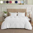 Serta Simply Clean Pleated Duvet Cover Queen