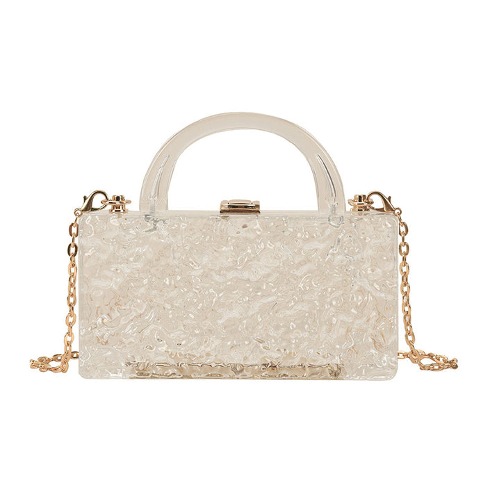 Fashion New Transparent Acrylic Jelly Bag Women