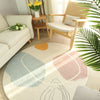 Balcony Carpet Round Bedroom Ins Wind