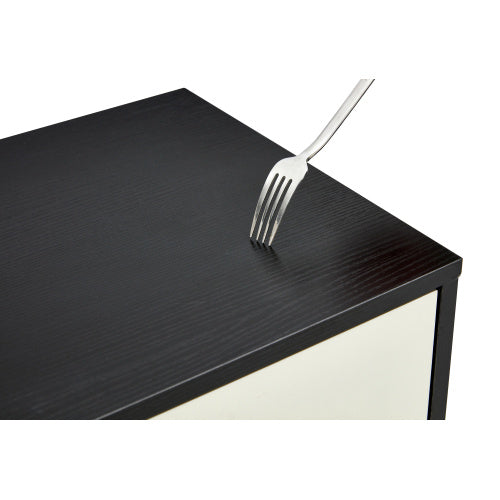 CABINET WOOD MDF BOARDS, 9 Drawers Dresser, BLACK COLOUR