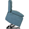 Massage Recliner,Power Lift Chair For Elderly With Adjustable Massage And Heating Function,Recliner Chair With Infinite Position And Side Pocket For Living Room ,Blue